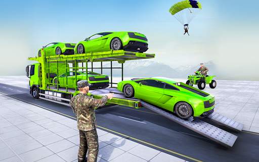 Army Vehicle Transport Truck screenshot 8