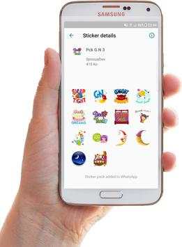 WAStickerApps: Good Night Sticker For Whatsapp 🌛 screenshot 3