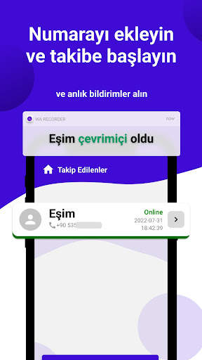 Wa Recorder: Çevrimiçi Takip screenshot 1