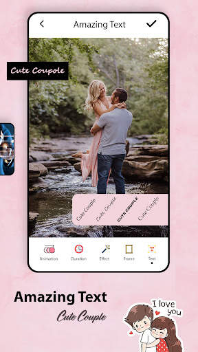 Romantic Love video maker screenshot 3