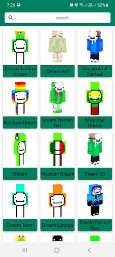 Dream skins for Minecraft PE screenshot 4