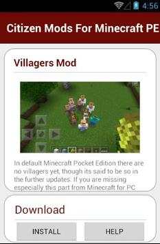 Citizen Mods For Minecraft PE screenshot 5