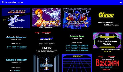 MSX Games File-Hunter.com screenshot 5
