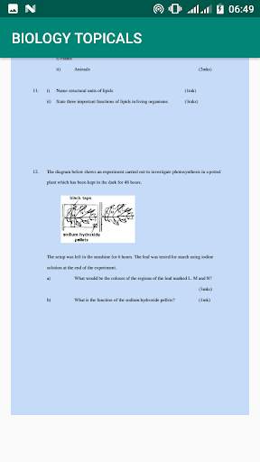 Biology K.c.s.e Topical Revisions screenshot 3