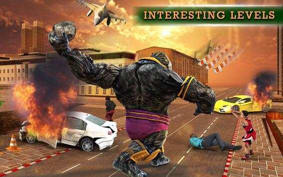 City Smasher Angry Gorilla Simulator: Rampage Game screenshot 8