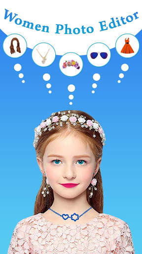 Women Photo Editor - Women Jewellery Face Makeup screenshot 2