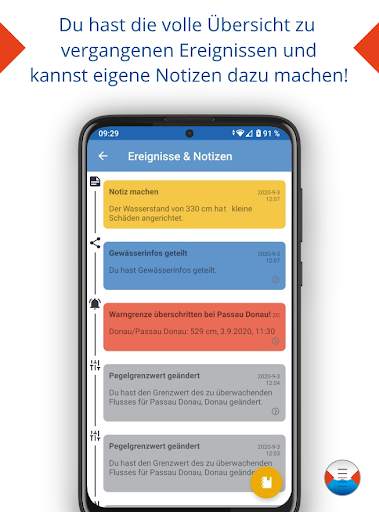 PegelAlarm Wasserstände HydroSOS screenshot 5