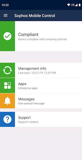 Sophos Mobile Control screenshot 1