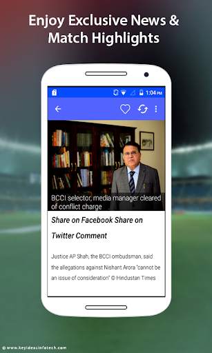 Like Cricket – Live Scores screenshot 1