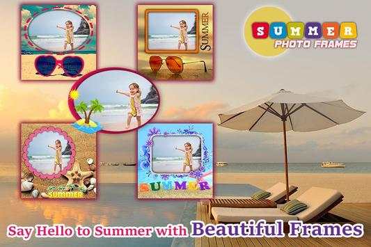 summer photo frame 4 تصوير الشاشة