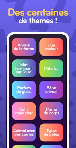 Top 7 : un thème, 7 réponses ! screenshot 4