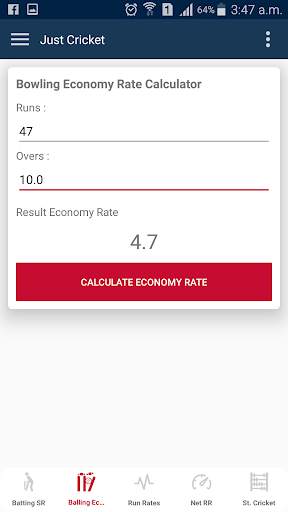 Just Cricket | Rules and Calculator screenshot 3