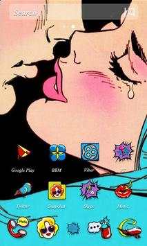 Valentine Kiss Theme screenshot 1