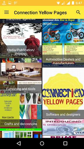 Connection Yellow Pages screenshot 2