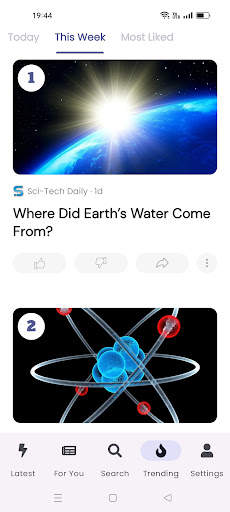 Science News screenshot 1