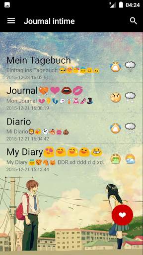 Journal intime screenshot 5