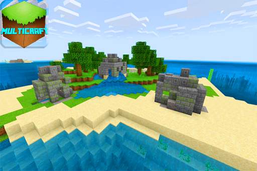 Multi Craft - mini block world building स्क्रीनशॉट 2