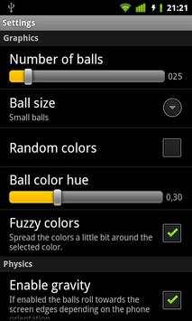 Bouncing Balls Live Wallpaper screenshot 2