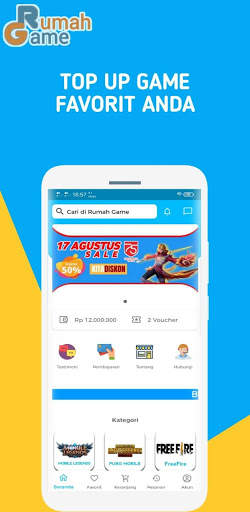 Rumah Game - Layanan topup game Murah & Aman screenshot 1