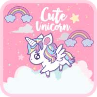 Cute Unicorn 🦄 Wallpaper logo