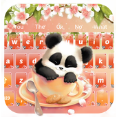 Blossom Panda Keyboard Theme icon