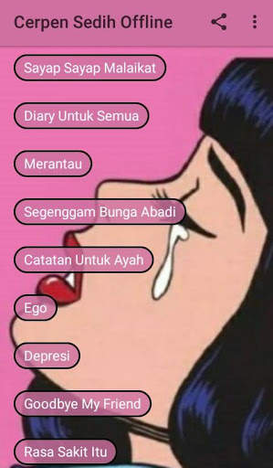 Cerpen Sedih Offline screenshot 4