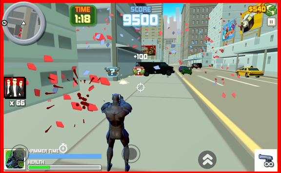 bIack Panther : Crime City Hero स्क्रीनशॉट 3