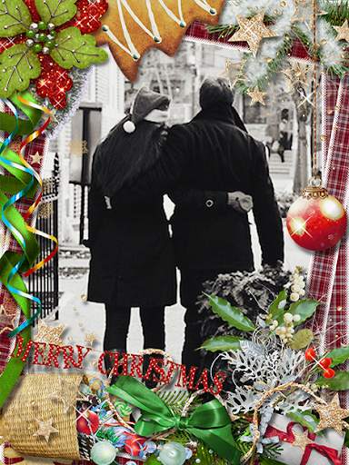 Magic Holiday Photo Frames 🎁 screenshot 1