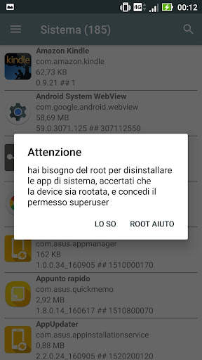Gestore app di sistema screenshot 6