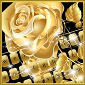 Golden Rose Keyboard on 9Apps