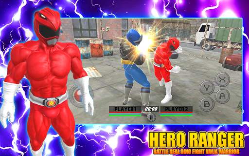 Hero Ranger Battle Real Dino Fight Ninja Warrior screenshot 2