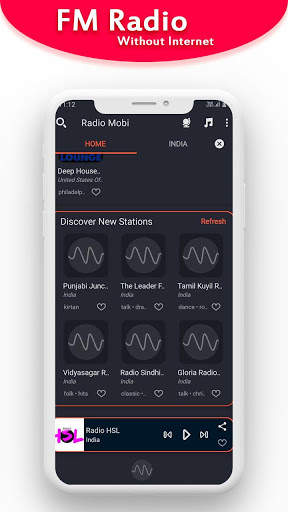 Radio Fm Without Internet - Wireless FM screenshot 1