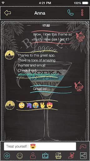 Happy Vodka Emoji Keyboard screenshot 2