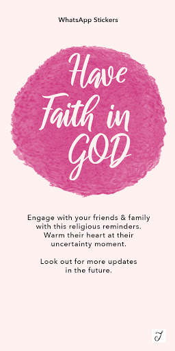 Have Faith in God Stickers for WhatsApp screenshot 1