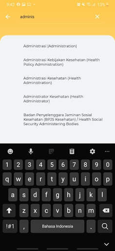 E-Dictionary Health Policy Administration screenshot 5