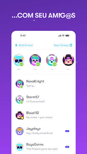 Rune - Jogos e chat de voz! screenshot 3