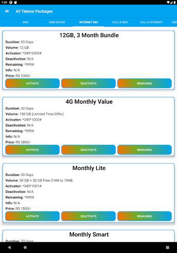 Telenor Packages 2021 | Telenor Packages 2021 New скриншот 16