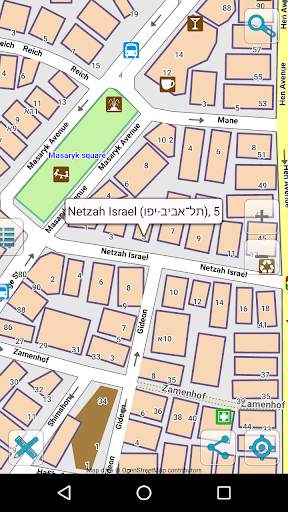Map of Israel and Palestine screenshot 4