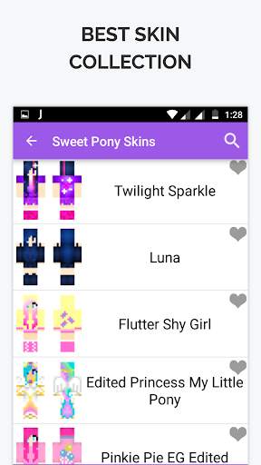 Sweet Pony Skin for Minecraft screenshot 2