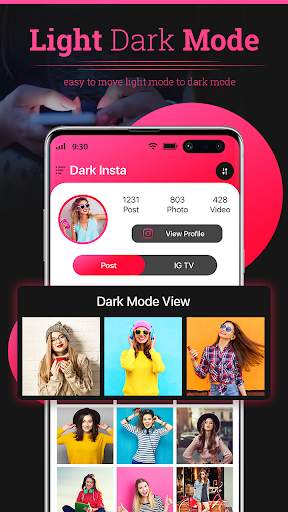 Dark Mode Theme For IStagram screenshot 4
