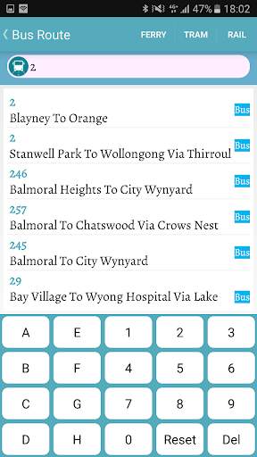 Sydney Bus Realtime screenshot 2