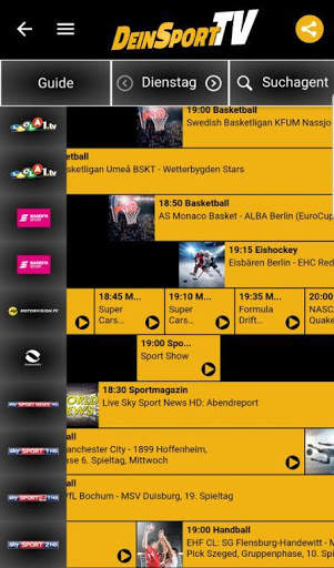 DeinSportTV Deutschlands Sport TV-Programm screenshot 5