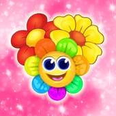 Blossom Crush Match 3 - Flower Blast Puzzle Games logo