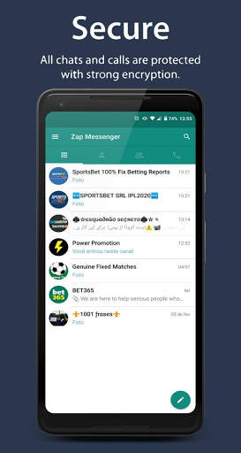 Zap Messenger screenshot 1