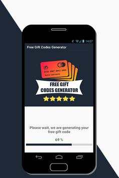 Free Gift codes Generator screenshot 6