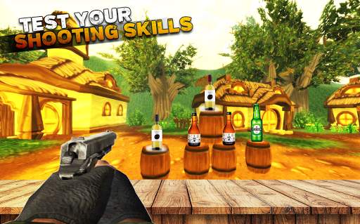 Real 3D Bottle Shoot: Free Bottle Shoot Game screenshot 1