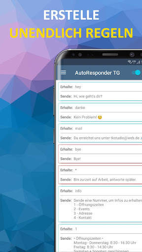 AutoResponder für Telegram screenshot 3