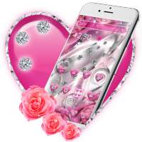 Crimson Hearts Diamond Theme on 9Apps