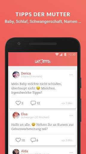 WeMoms. Mütter teilen Tipps screenshot 1