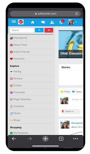 SAFSocial - Social Network for Alternate lifestyle screenshot 3